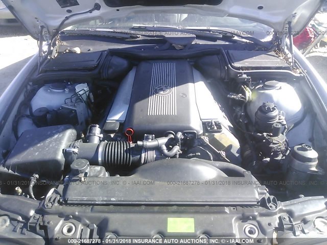 WBADE6323WBW58604 - 1998 BMW 540 I AUTOMATIC 银色 照片 10