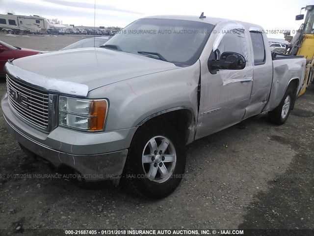 1GTEK19088Z239747 - 2008 GMC SIERRA K1500 GOLD photo 2