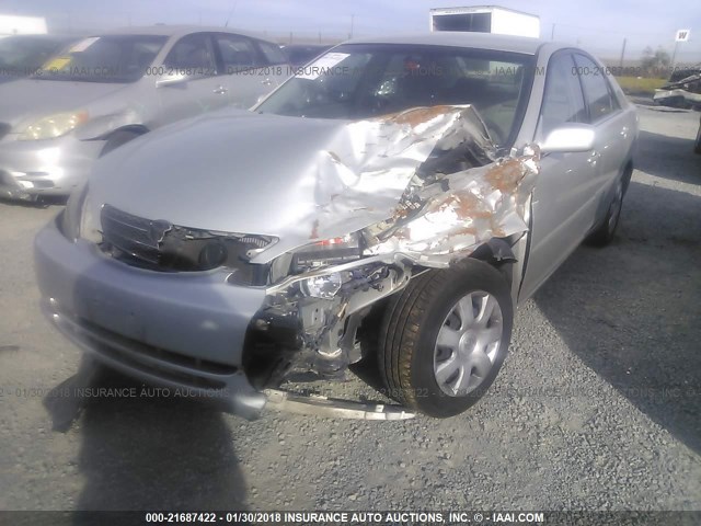 4T1BE32K22U057530 - 2002 TOYOTA CAMRY LE/XLE/SE SILVER photo 6