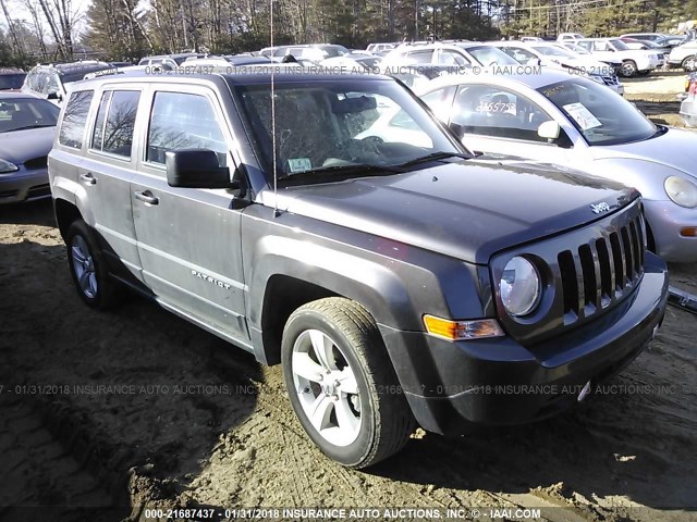 1C4NJRFB5GD661803 - 2016 JEEP PATRIOT LATITUDE GRAY photo 1