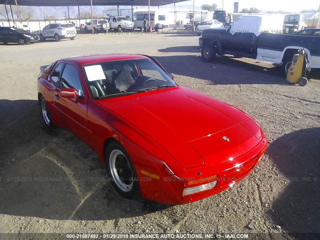 WP0AA0954GN151274 - 1986 PORSCHE 944 RED photo 1