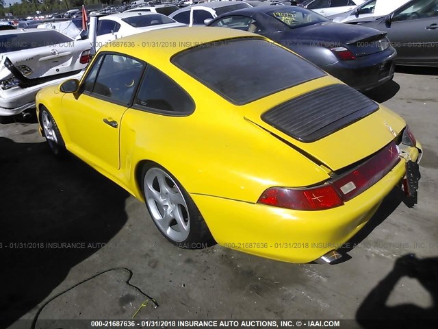 9114100412 - 1974 PORSCHE 911 YELLOW photo 3