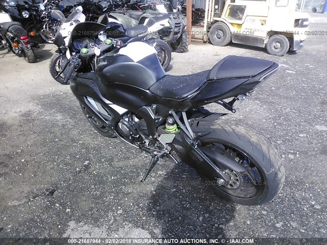 JKBZXJE12FA016624 - 2015 KAWASAKI ZX636 E BLACK photo 3