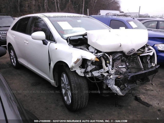 4T3BA3BB8BU026804 - 2011 TOYOTA VENZA WHITE photo 1