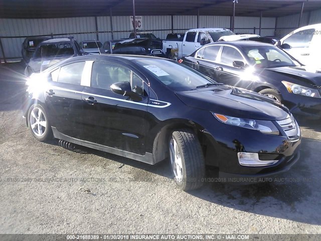 1G1RD6E4XEU128295 - 2014 CHEVROLET VOLT BLACK photo 1