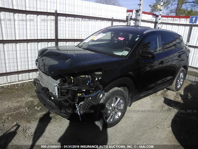 KM8J33A46GU212432 - 2016 HYUNDAI TUCSON LIMITED/SPORT AND ECO/SE BLACK photo 2