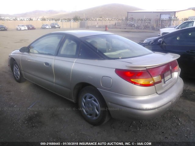 1G8ZP1287YZ127423 - 2000 SATURN SC1 GOLD photo 3