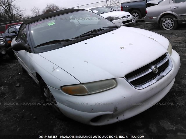 3C3EL45H8WT323537 - 1998 CHRYSLER SEBRING JX WHITE photo 1