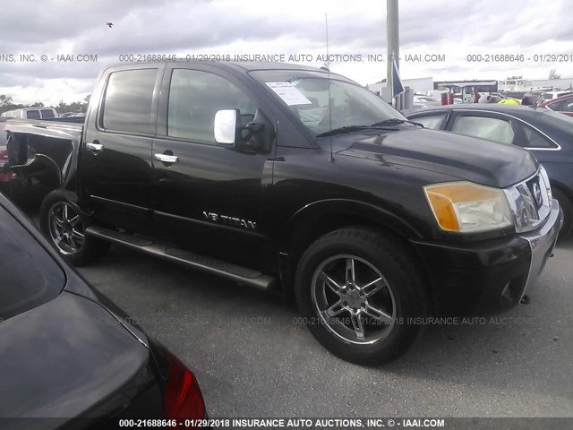 1N6BA07D09N300861 - 2009 NISSAN TITAN XE/SE/LE BLACK photo 1