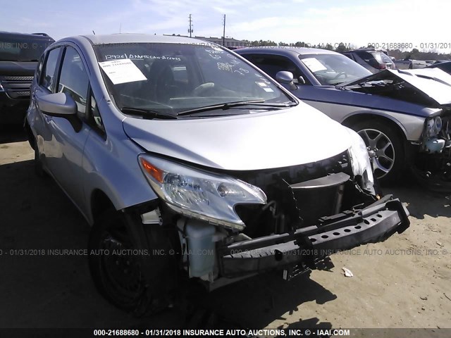 3N1CE2CP5FL417695 - 2015 NISSAN VERSA NOTE S/S PLUS/SV/SL/SR SILVER photo 1