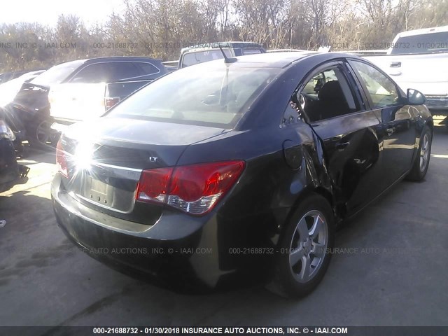 1G1PC5SB5E7394040 - 2014 CHEVROLET CRUZE LT BLACK photo 4