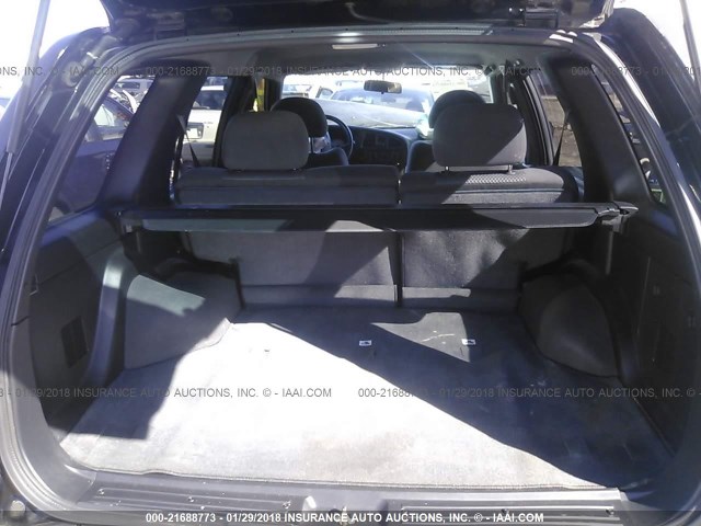 JN8DR09X12W658759 - 2002 NISSAN PATHFINDER LE/SE BLACK photo 6