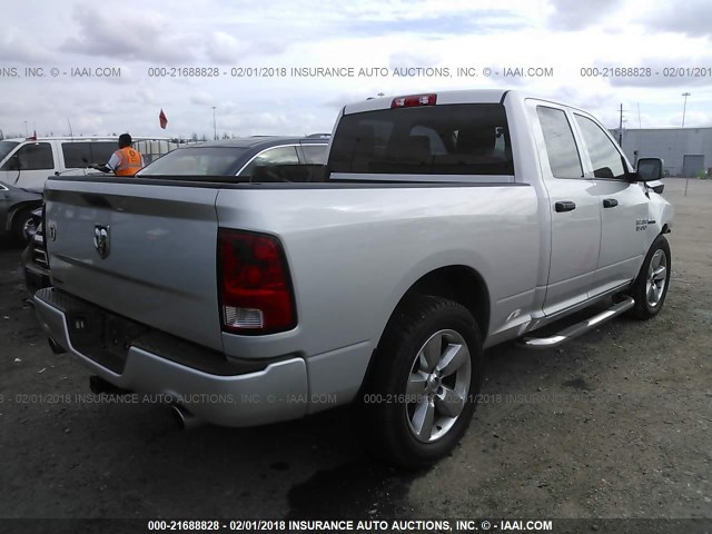 1C6RR6FT5ES243307 - 2014 RAM 1500 ST SILVER photo 4