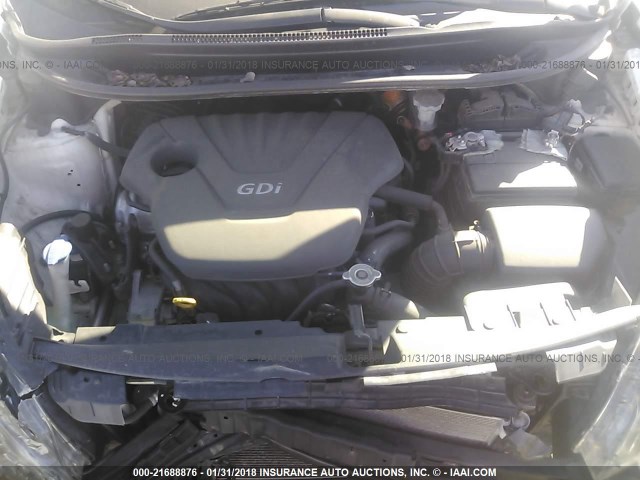 KNADM4A30D6177749 - 2013 KIA RIO LX Սպիտակ լուսանկար 10