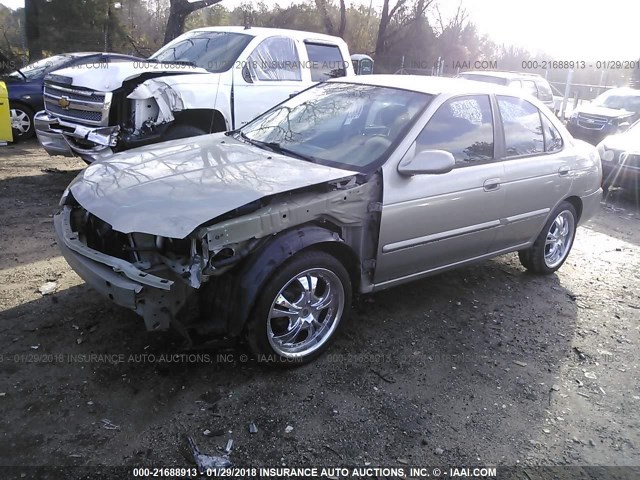 3N1CB51D44L920747 - 2004 NISSAN SENTRA 1.8/1.8S BEIGE photo 2