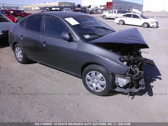 KMHDU46D69U665364 - 2009 HYUNDAI ELANTRA GLS/SE GRAY photo 1