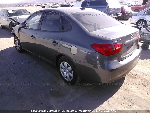 KMHDU46D69U665364 - 2009 HYUNDAI ELANTRA GLS/SE GRAY photo 3