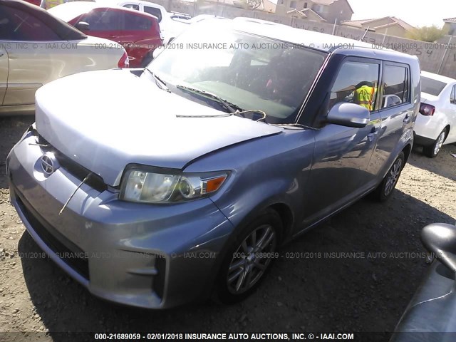 JTLZE4FE4B1130528 - 2011 TOYOTA SCION XB Light Blue photo 2