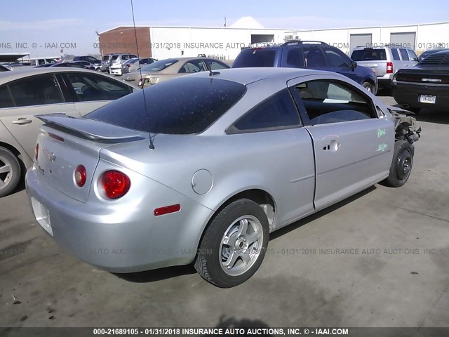 1G1AT18H797110407 - 2009 CHEVROLET COBALT LT SILVER photo 4