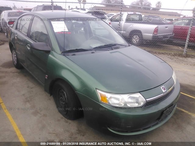 1G8AJ52F54Z216101 - 2004 SATURN ION LEVEL 2 GREEN photo 1