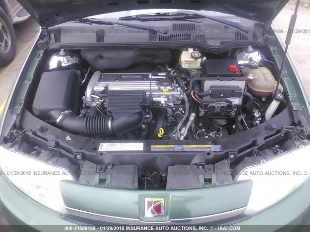 1G8AJ52F54Z216101 - 2004 SATURN ION LEVEL 2 GREEN photo 10
