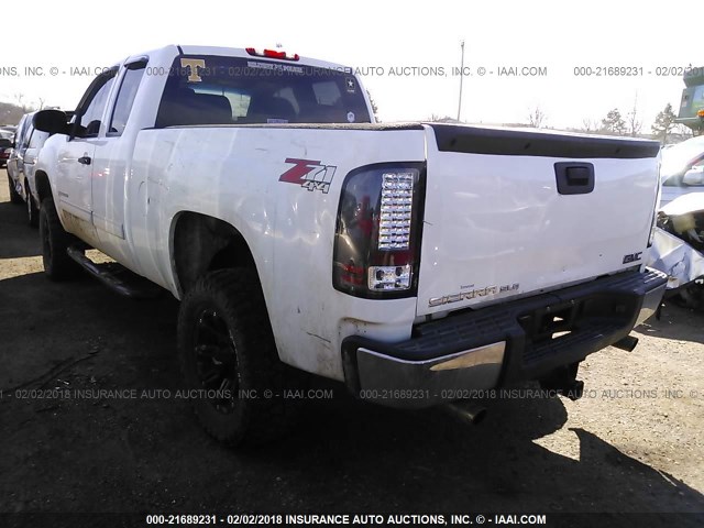 1GTEK19J67Z515169 - 2007 GMC NEW SIERRA K1500 WHITE photo 3