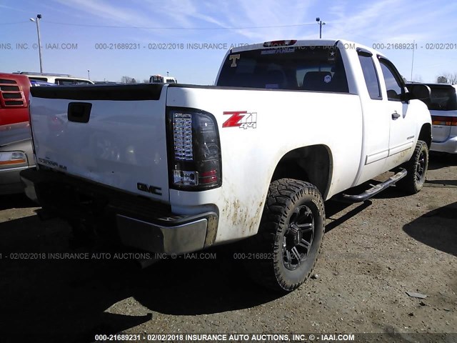 1GTEK19J67Z515169 - 2007 GMC NEW SIERRA K1500 WHITE photo 4