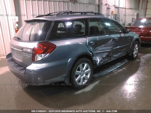 4S4BP62CX87353570 - 2008 SUBARU OUTBACK 2.5I LIMITED GRAY photo 4