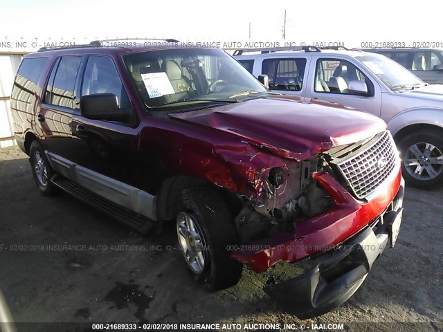 1FMPU16L54LA70345 - 2004 FORD EXPEDITION XLT 勃艮第红 照片 1