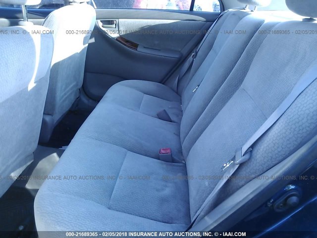 JTDBR32E942037566 - 2004 TOYOTA COROLLA CE/LE BLUE photo 8