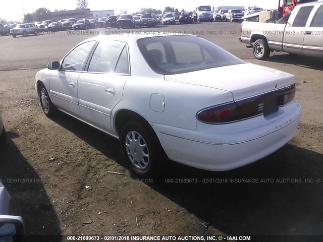 2G4WS52J211211614 - 2001 BUICK CENTURY CUSTOM WHITE photo 3