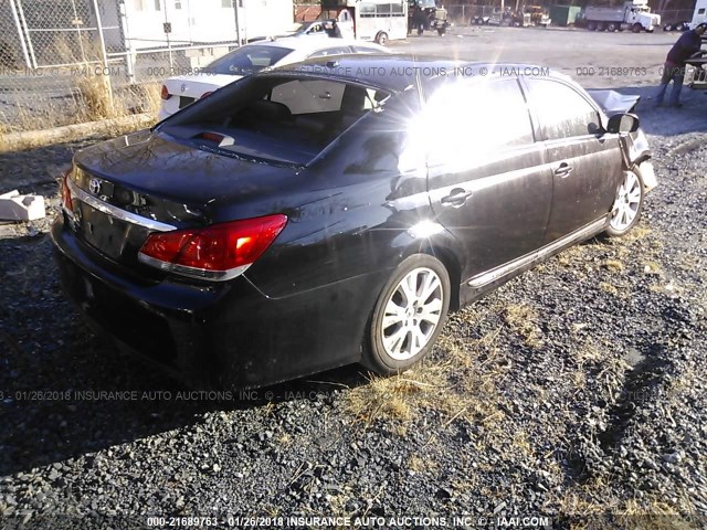 4T1BK3DB7CU458059 - 2012 TOYOTA AVALON LIMITED BLACK photo 4