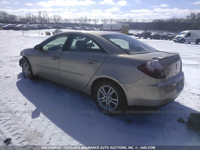 1G2ZF55B364279981 - 2006 PONTIAC G6 SE GOLD photo 3