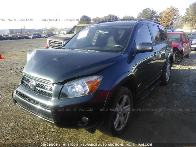 JTMBK32V365011308 - 2006 TOYOTA RAV4 SPORT GRAY photo 2