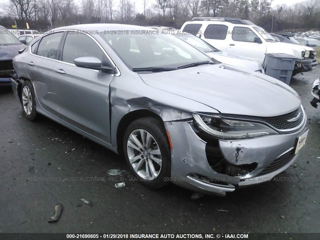 1C3CCCAB8FN534093 - 2015 CHRYSLER 200 LIMITED GRAY photo 1