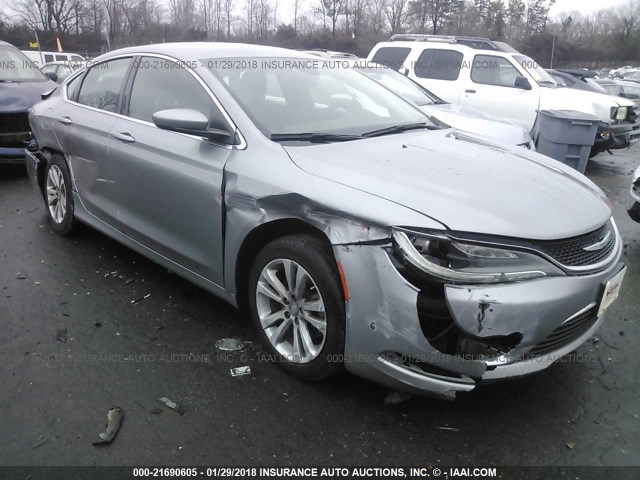 1C3CCCAB8FN534093 - 2015 CHRYSLER 200 LIMITED GRAY photo 6