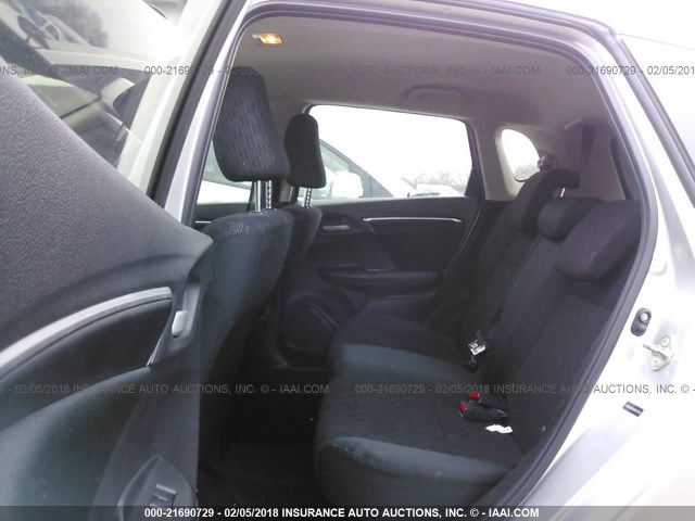 3HGGK5H57FM757779 - 2015 HONDA FIT LX Gümüş fotoğraf 8