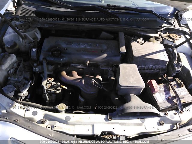 4T1BE46K68U772495 - 2008 TOYOTA CAMRY CE/LE/XLE/SE WHITE photo 10