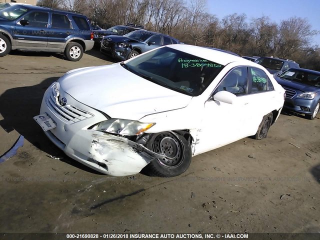 4T1BE46K68U772495 - 2008 TOYOTA CAMRY CE/LE/XLE/SE WHITE photo 2