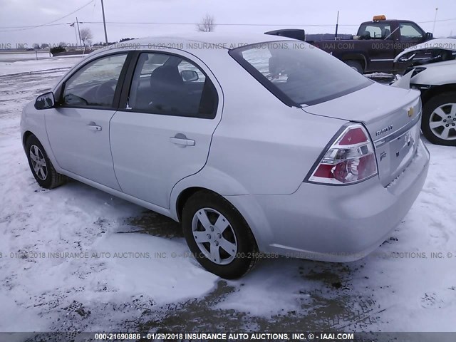 KL1TD5DE4BB218137 - 2011 CHEVROLET AVEO LS/LT 银色 照片 3