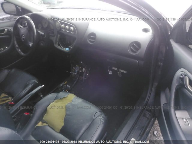 JH4DC53085S017575 - 2005 ACURA RSX TYPE-S BLACK photo 5