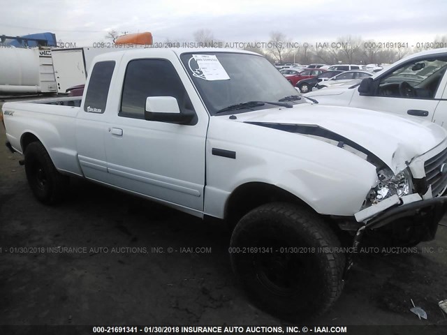 1FTYR44U76PA24809 - 2006 FORD RANGER SUPER CAB WHITE photo 1