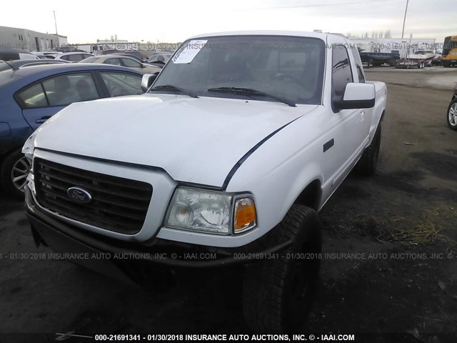 1FTYR44U76PA24809 - 2006 FORD RANGER SUPER CAB WHITE photo 2