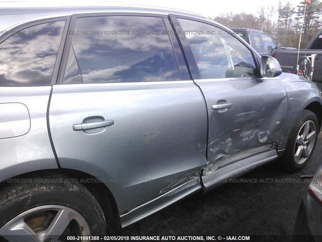 WA1WKAFPXBA001114 - 2011 AUDI Q5 PRESTIGE GRAY photo 6