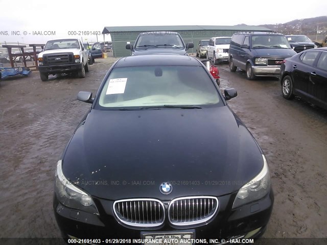 WBANV93538CZ63985 - 2008 BMW 535 XI BLACK photo 10