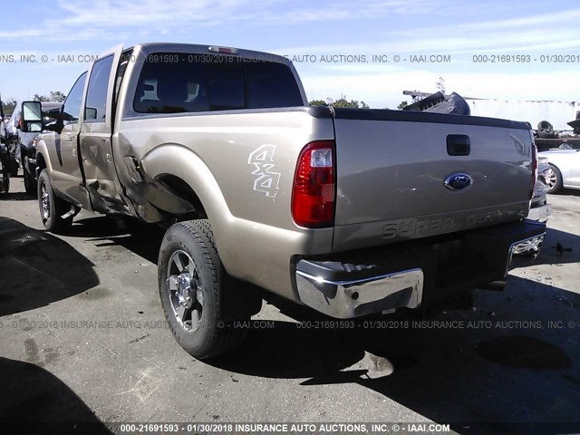 1FT8W3B63BEA27526 - 2011 FORD F350 SUPER DUTY GOLD photo 6