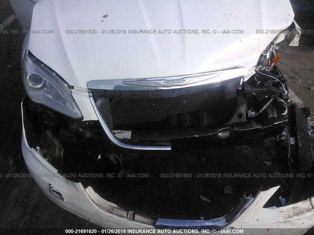 1C3CCBCG1DN524764 - 2013 CHRYSLER 200 LIMITED WHITE photo 6