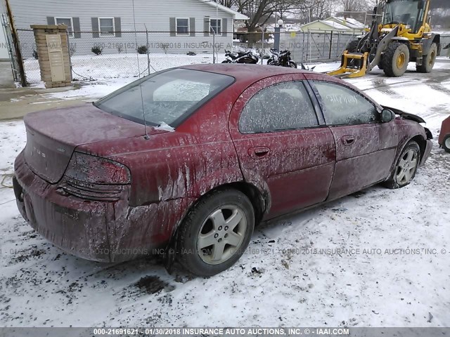 1B3EL46XX3N598292 - 2003 DODGE STRATUS SE/SXT MAROON photo 4