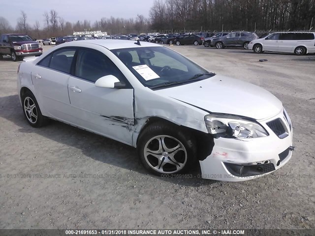 1G2ZA5EK9A4146469 - 2010 PONTIAC G6 WHITE photo 1