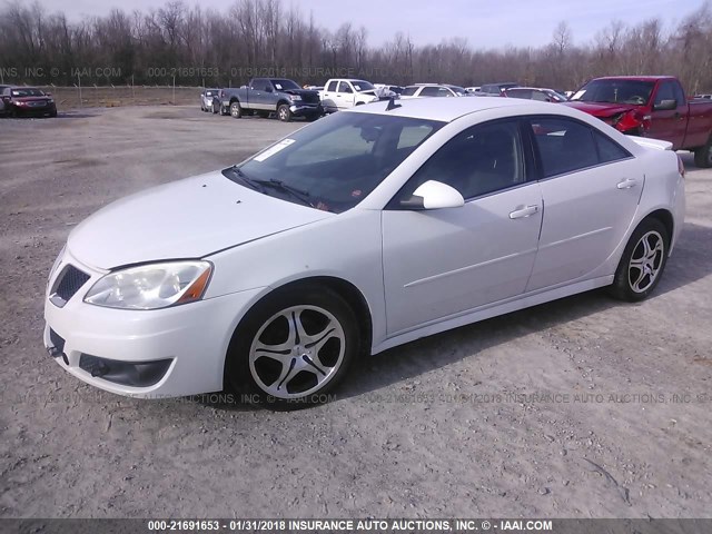 1G2ZA5EK9A4146469 - 2010 PONTIAC G6 WHITE photo 2